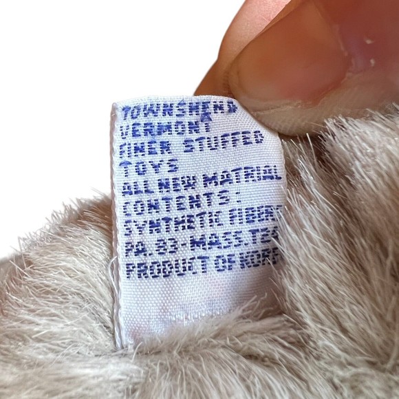 Vintage Mary Meyer Plush Bear Society Celia, Faux Fur Coat Jacket Beret Hat 12” - Picture 7 of 10